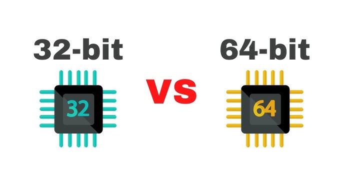 Comparison Between 32-Bit and 64-Bit Processors
