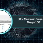 CPU Maximum Frequency Always 100