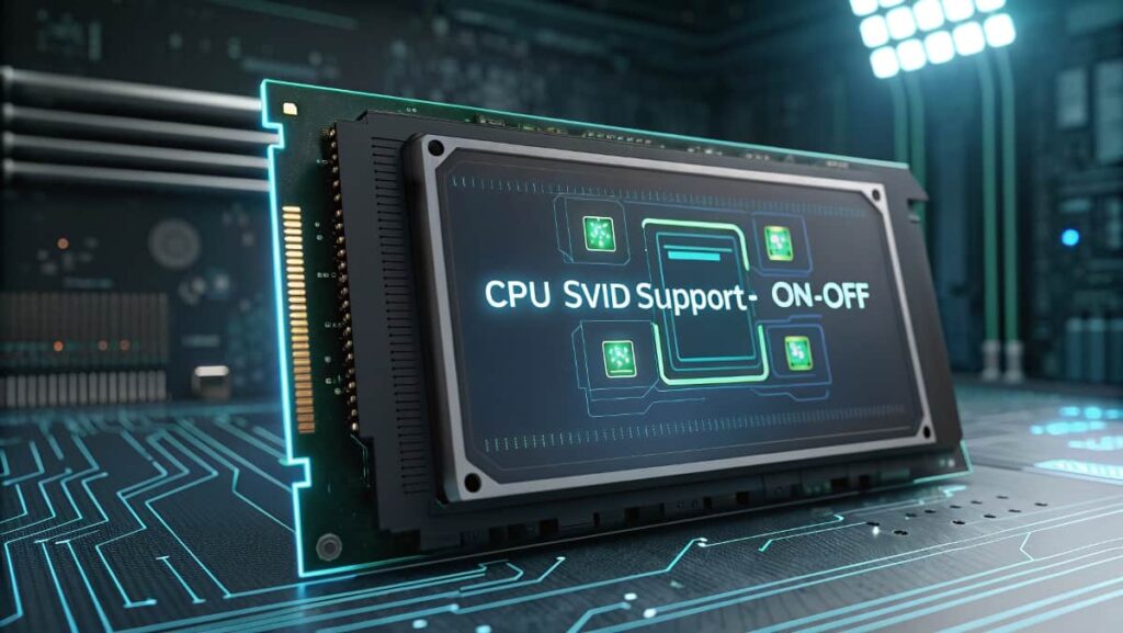 CPU Svid Support On Or Off